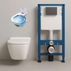 Унитаз подвесной Elfa 5522 Tornado / Комплект для установки Унитаз подвесной Elfa 5522 Tornado / Комплект для установки