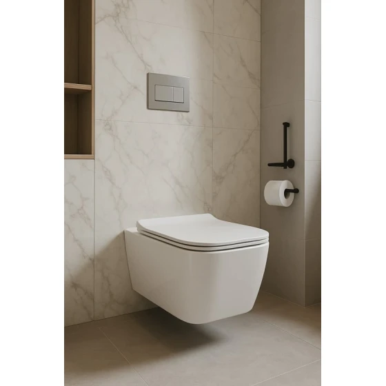 Унитаз подвесной Elfa 5522 Tornado / Комплект для установки Унитаз подвесной Elfa 5522 Tornado / Комплект для установки