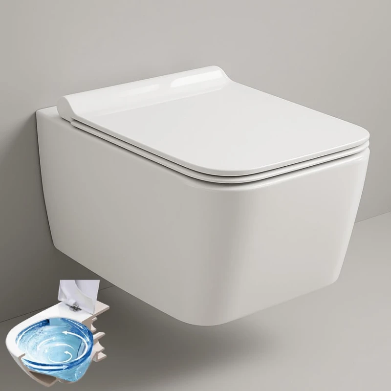 Унитаз подвесной Elfa 5522 Tornado / Комплект для установки Унитаз подвесной Elfa 5522 Tornado / Комплект для установки