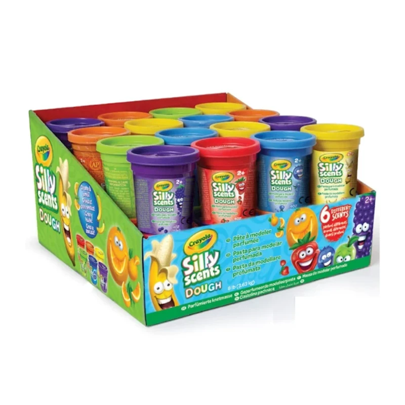 Масса для лепки Crayola Silly Scents Scented Dough, 113 гр, товар в ассортименте Масса для лепки Crayola Silly Scents Scented Dough, 113 гр, товар в ассортименте