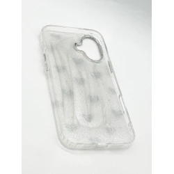 Чехол case для iPhone 16 Plus Bows Белый