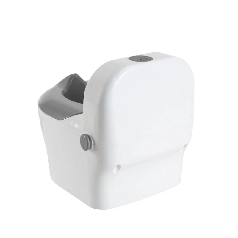 Горшок детский Babyjem, пластик, белый/серый