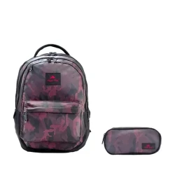 Məktəbli bel çantası Glossy Bird 9103 qara/qırmızı