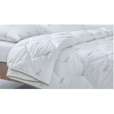 Yorğan Yataş Bambu 235x215 sm, ikinəfərlik XL, bambuk/silikonlaşdırılmış lif, ağ