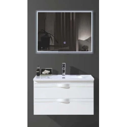 Комплект мебели для ванной Kral 2878, белый, 80х50/70 см, 3 предмета