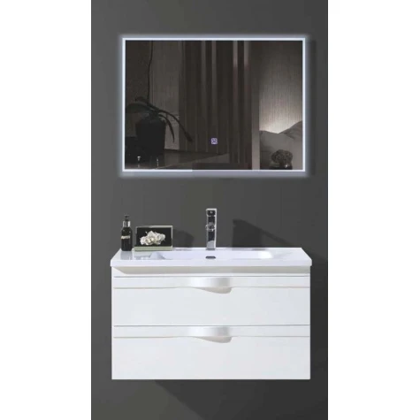 Комплект мебели для ванной Kral 2878, белый, 80х50/70 см, 3 предмета