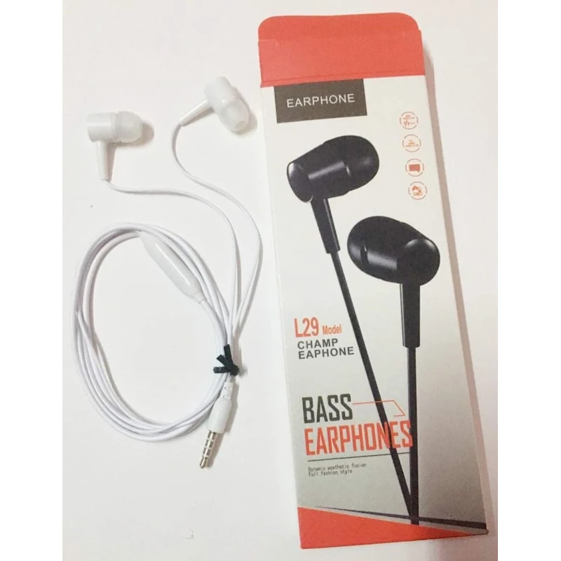 Проводные наушники OEM L29 Champ Bass Earphone Black