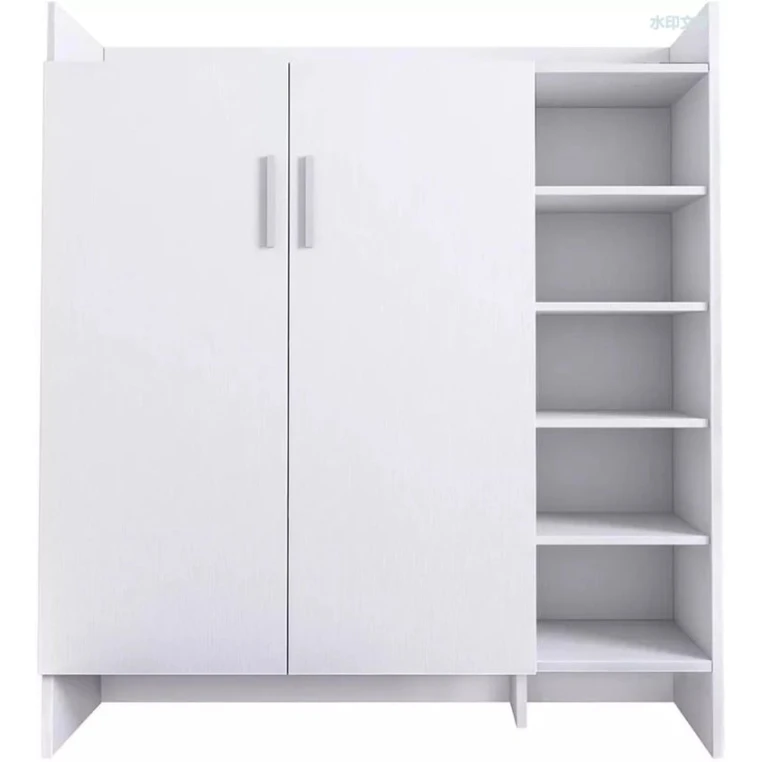 Тумба для обуви Art Mebel 13, ламинат, белая, 90х110х30 см Тумба для обуви Art Mebel 13, ламинат, белая, 90х110х30 см