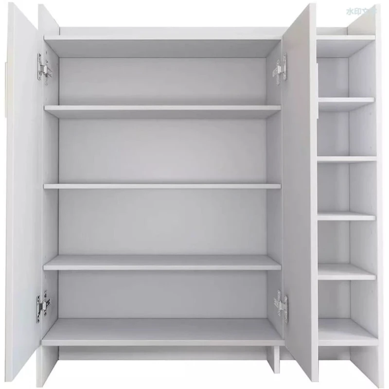 Тумба для обуви Art Mebel 13, ламинат, белая, 90х110х30 см Тумба для обуви Art Mebel 13, ламинат, белая, 90х110х30 см