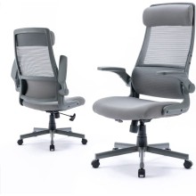 Ofis kreslosu Barizza 66x125 sm, qara