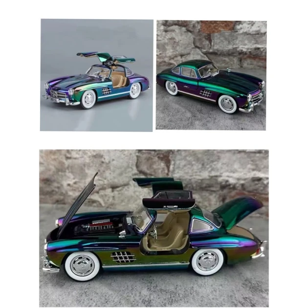 Модель автомобиля Mercedes Benz, 300SL Классический винтажный автомобиль для детей, мальчиков, подарок на день рождения, коллекция 20x7,5x4,5 см Модель автомобиля Mercedes Benz, 300SL Классический винтажный автомобиль для детей, мальчиков, подарок на день рождения, коллекция 20x7,5x4,5 см