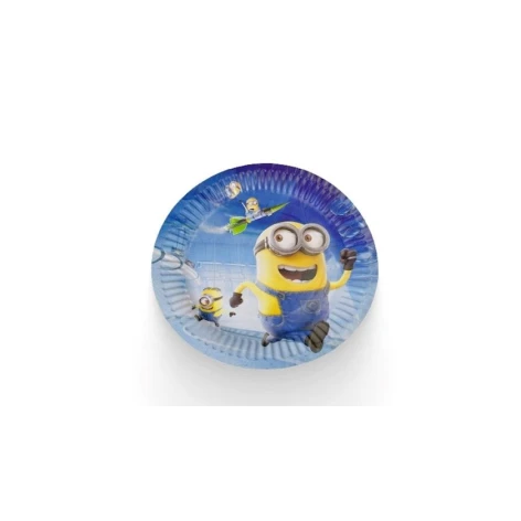 Набор тарелок PW00336 Minion, 10 шт, круглые Набор тарелок PW00336 Minion, 10 шт, круглые