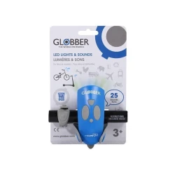 Фонарик и сирена для самоката Globber, голубой