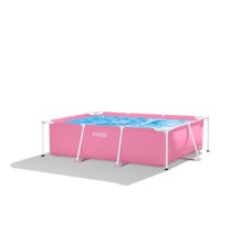 Karkaslı hovuz İntex Rectangular Frame H28266NP, çəhrayı, 220x150x60 sm, 1662 l