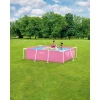Каркасный бассейн İntex Rectangular Frame H28266NP, розовый, 220x150x60 см, 1662 л Каркасный бассейн İntex Rectangular Frame H28266NP, розовый, 220x150x60 см, 1662 л