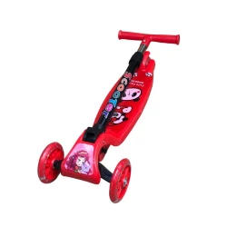 Детский самокат Cute Panda, красный Детский самокат Cute Panda, красный