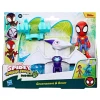 Игровой набор Hasbro Spidey & His Amazing Friends Dino-Webs Ghostasaurus & Spidey F9482, товар в ассортименте Игровой набор Hasbro Spidey & His Amazing Friends Dino-Webs Ghostasaurus & Spidey F9482, товар в ассортименте