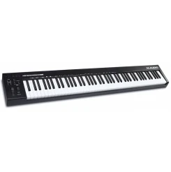 Midi-клавиатура M-Audio Keystation 88 MK3, 88 клавиш, 4.1 кг, черный/белый, 993x66x187 мм Midi-клавиатура M-Audio Keystation 88 MK3, 88 клавиш, 4.1 кг, черный/белый, 993x66x187 мм