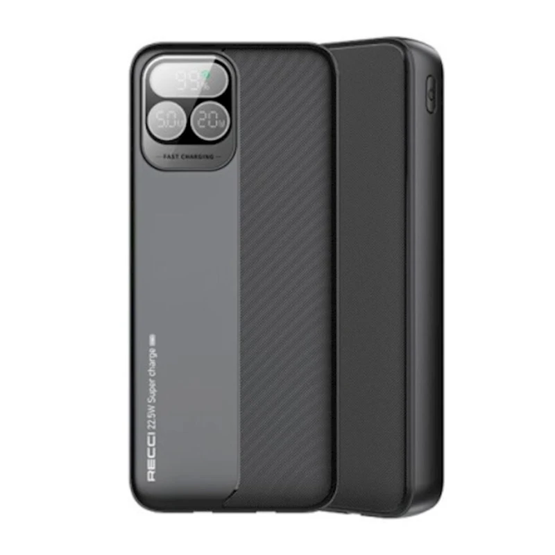 Xarici akkumulyator Recci RPB-P37 20000 mAh Black