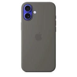Чехол Apple Silicone Case with MagSafe для iPhone 16 Plus Stone Gray (Официальная гарантия)
