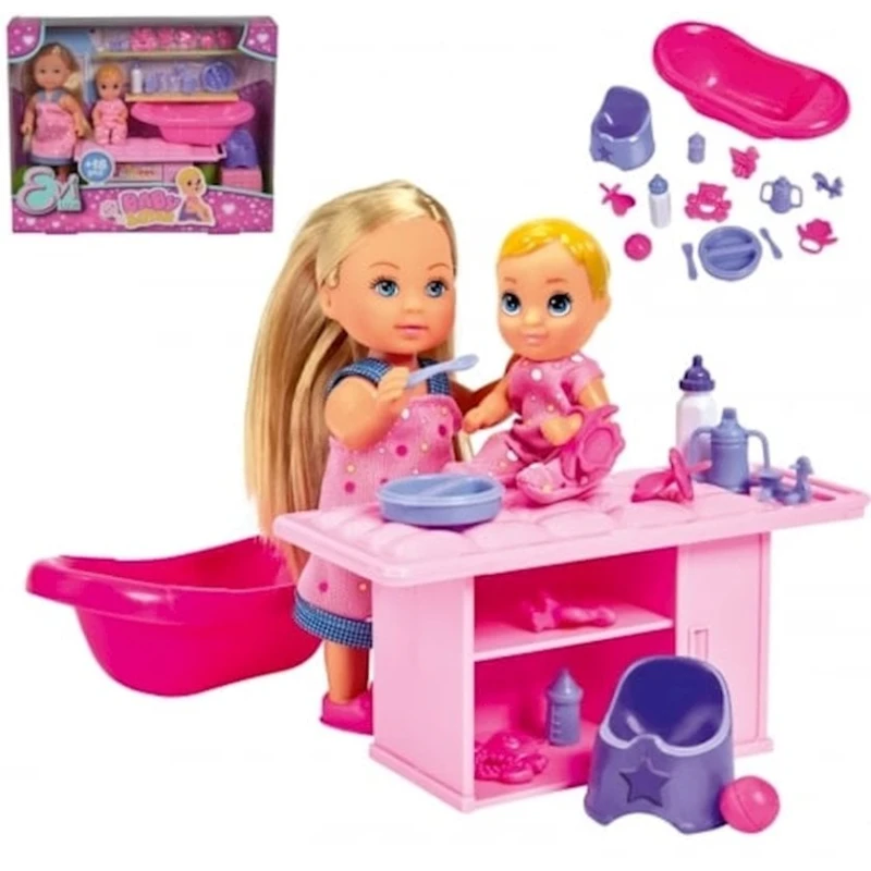 Набор игровой Simba Эви Няня с малышом, от 3 лет Набор игровой Simba Эви Няня с малышом, от 3 лет