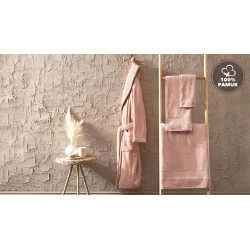 Полотенце банное Yataş Essentials, 90х150 см, хлопок, розовое
