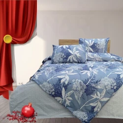 Комплект постельного белья Narlı 001098, пододеяльник 200x220 см, простыня 220x240 см, наволочка 50х70 см (2 шт), двуспальный, разноцветный