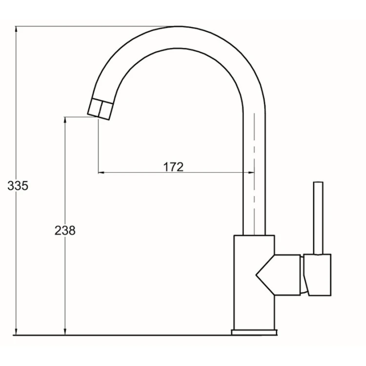 Смеситель Aquasanita Sabia 5523-001