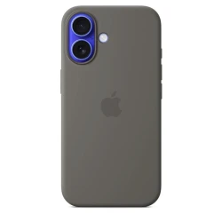 Чехол Apple Silicone Case with MagSafe для iPhone 16 Stone Gray (Официальная гарантия)