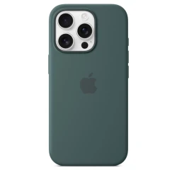 MagSafe ilə Silikon Case iPhone 16 Pro max Lake Green
