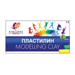 Пластилин Луч Классика 6 цветов