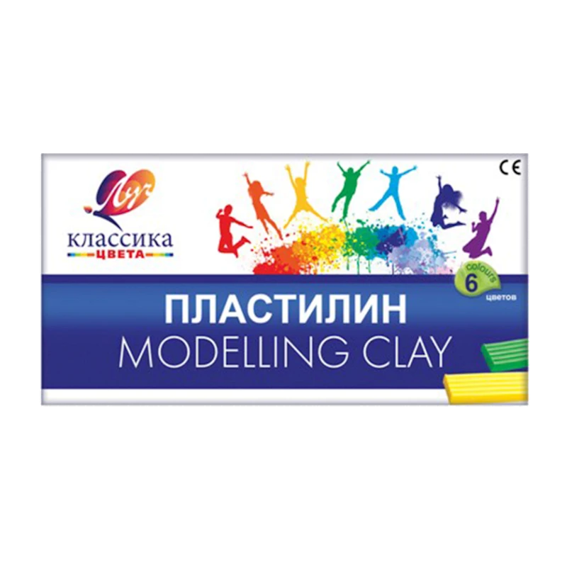 Пластилин Луч Классика 6 цветов Пластилин Луч Классика 6 цветов