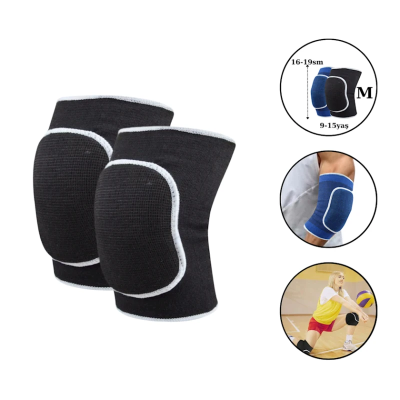 Наколенник Sanjiu 5999 16-19 см, 9-15 лет, M, полиэстер, черный