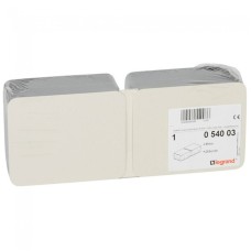Yerüstü qutu Legrand 054003, 2x4 modul, qara