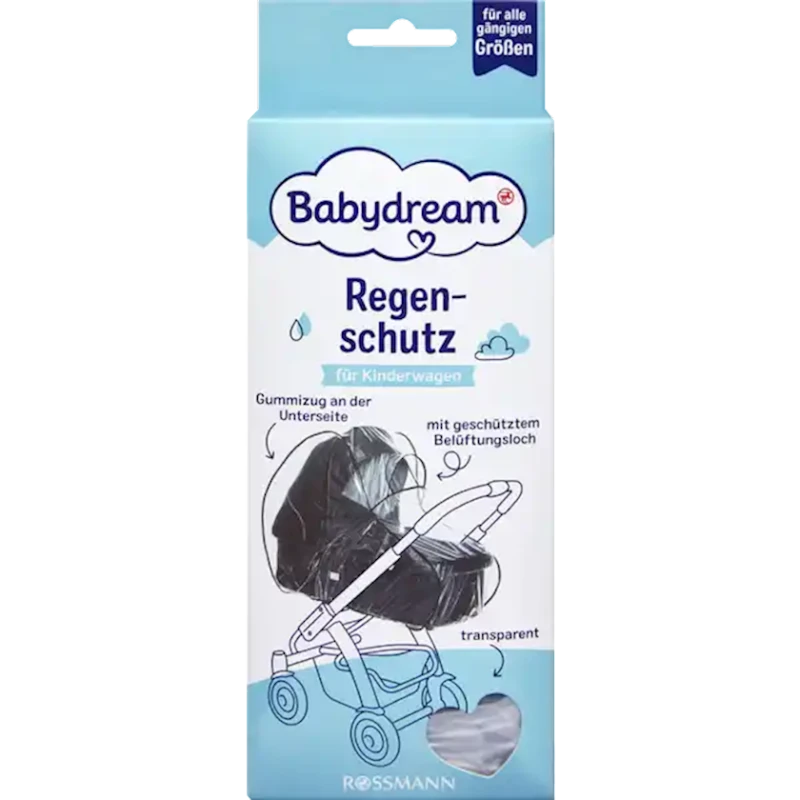 Дождевик для коляски Babydream, прозрачный