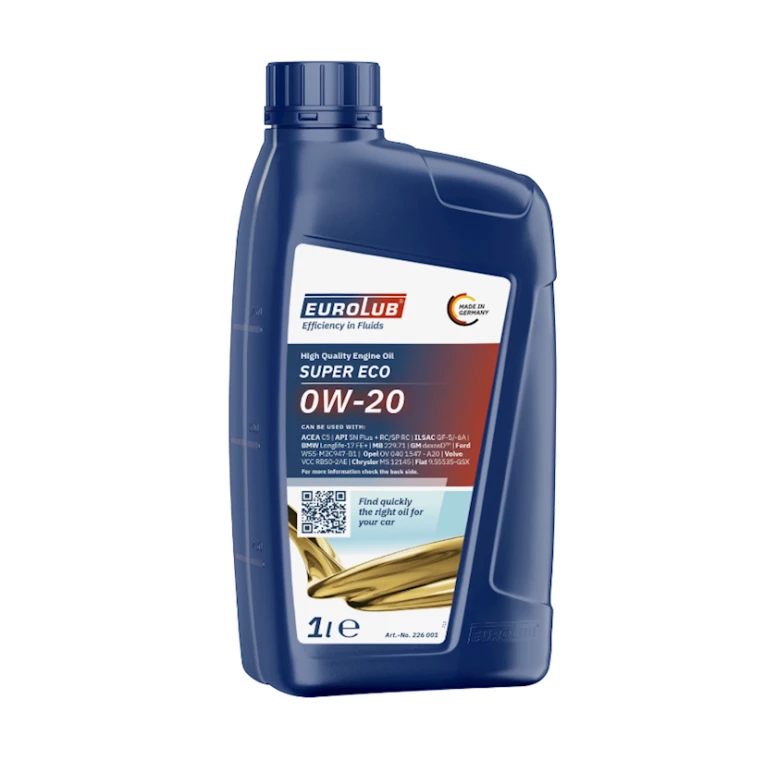 Моторное масло Eurolub SUPER ECO 0W-20, 1л