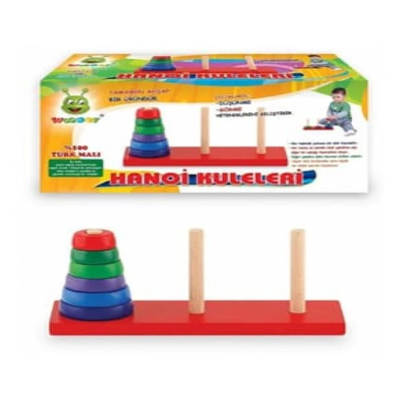 Пирамида Karsan Hanoi Kuleleri KR068, разноцветный Пирамида Karsan Hanoi Kuleleri KR068, разноцветный