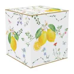 Fincan Easy Life Fleurs Et Citrons farfor, ağ, 275 ml