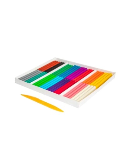 Yumşaq mum plastilini Луч Кроха, 16 rəng, 264 q