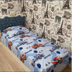 Комплект постельного белья Gilan CTS-611, пододеяльник 160x220 см, простыня 160x220 см, 1 шт. наволочка 50x70 см, односпальный, хлопок