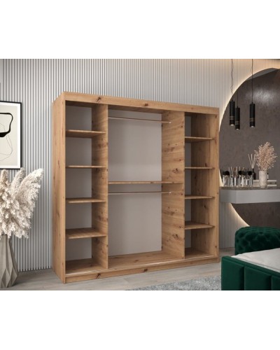 Şkaf Art Mebel Art-200-46, bej, 220х200х60 sm