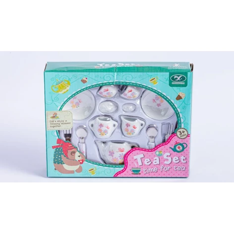 Oyuncaq qab dəsti Tea Set, keramika, 3 yaşdan, ağ Oyuncaq qab dəsti Tea Set, keramika, 3 yaşdan, ağ