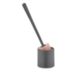 Ершик для унитаза PA-1010224, 36х10 см, силикон, серый Ершик для унитаза PA-1010224, 36х10 см, силикон, серый