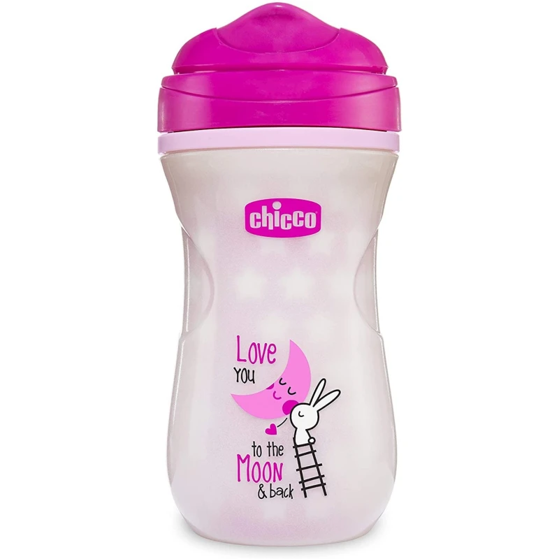 Поильник Chicco Glow Girls 150 мл, розовый