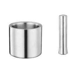 Həvəng və dəstəcik 6921-769, paslanmayan polad, gümüşü