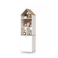Stellaj 3563_L-M 2StellajEypSingWh-son, 53x41,5x183,8 sm, LDSP, ağ