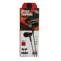 Проводные наушники Unipha D21 Extra Bass Ficha Black