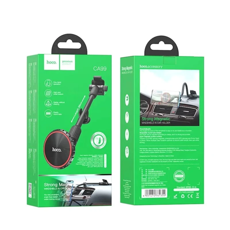 Автомобильный держатель для телефона Hoco CA99 City, Черный