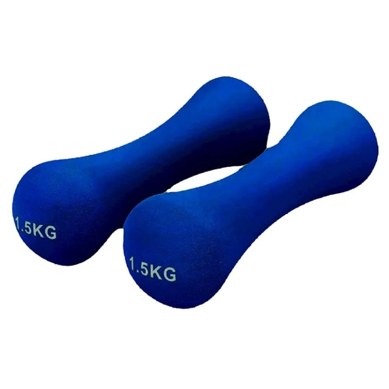 Неопреновый набор гантелей, 1.5 кг, 2 шт