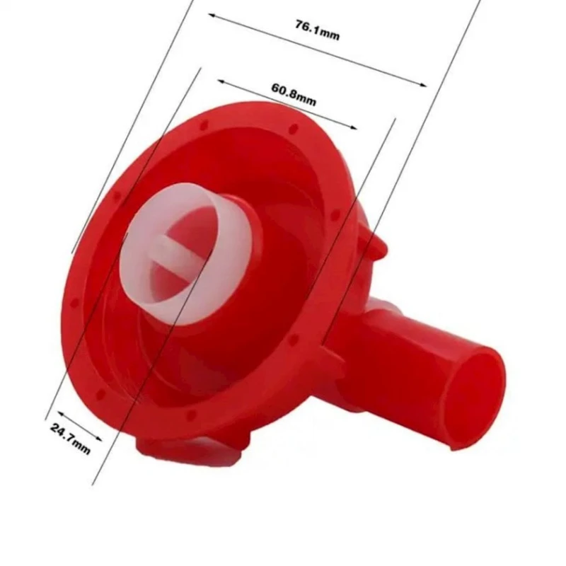 Kran su qabları üçün WKN042, qırmızı, plastik